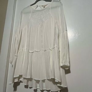 Adiva White Eyelet Tunic~ NEW
